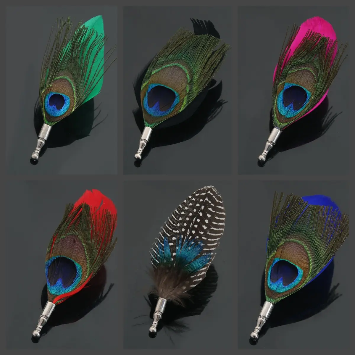 Factory Low MOQ Men's Fashion Elegant  Peacock ...