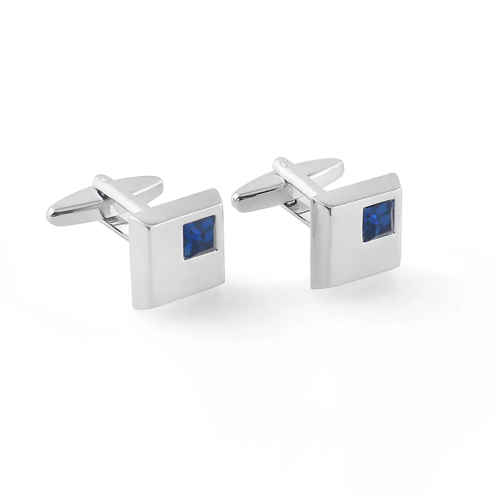 Fashion French Luxury Wedding White Blue Square...