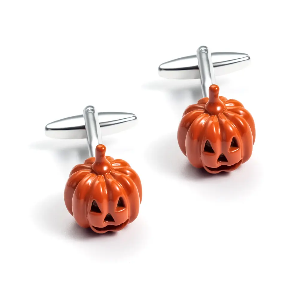 Factory Yellow Color Halloween Pumpkin Design C...