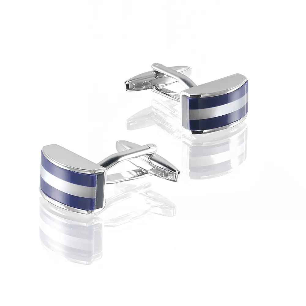 Unique Design Silver Plated Blue Striped Lapis ...