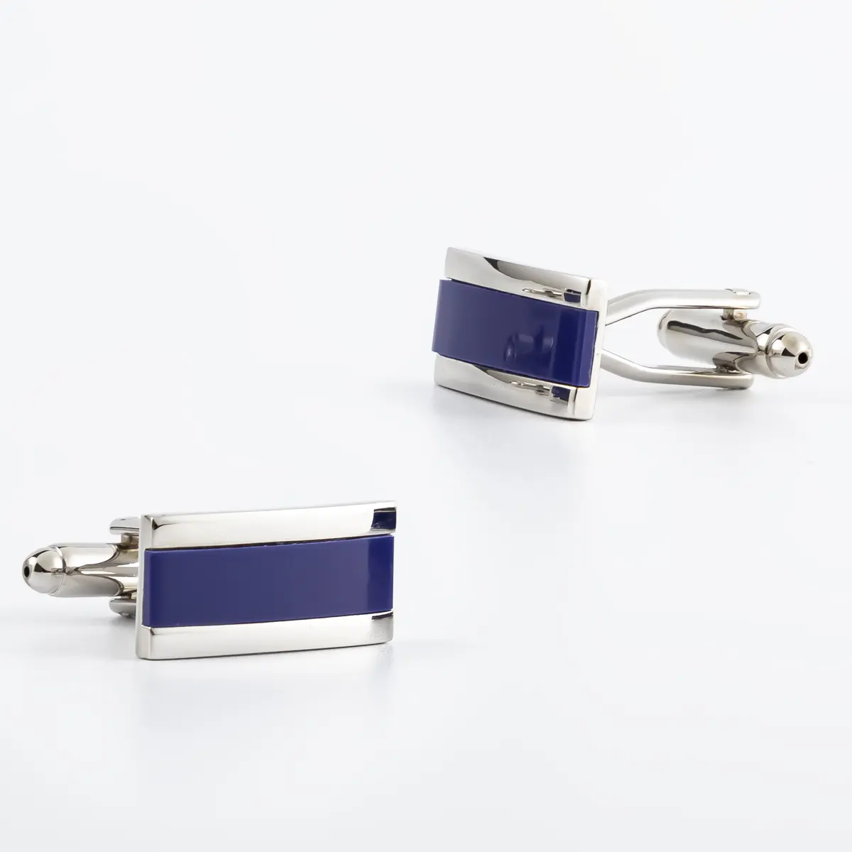 Wholesale Elegant Custom Dark Blue Opal Cufflin...