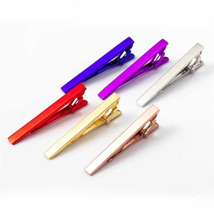 Tie Clips For Skinny Ties Metal Muliti-Color Cuff Links Tie Clips Men's Tie Pins Hot Selling TL1137