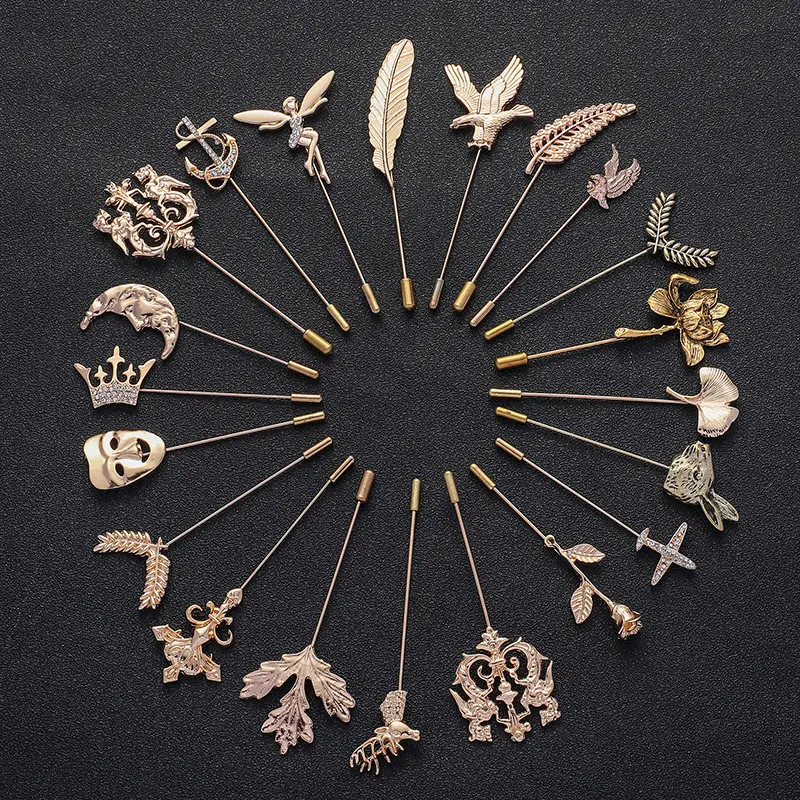 Elegant Small Suit Brooch Pin Stylish Floral Vintage Brooch Wholesale BC-1039