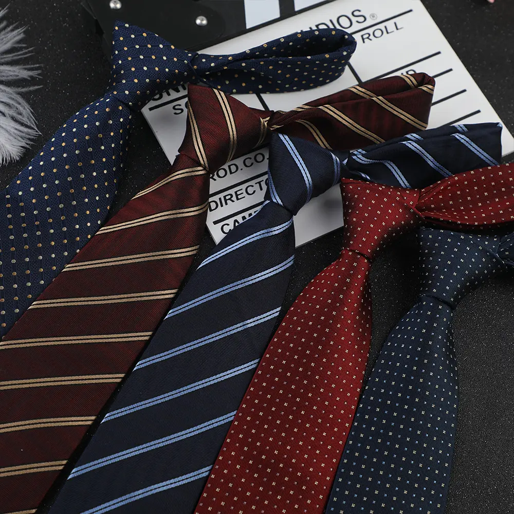 Factory Sales 8cm Silk Neckties High Quality Ca...