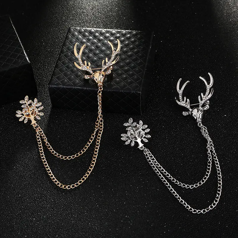 Wholesale Men's Suit Elegant Fallow Deer Design...