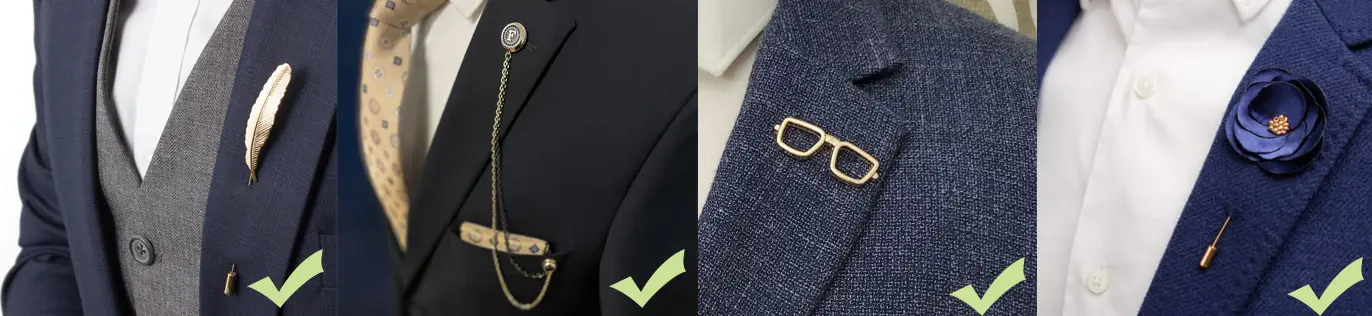 How To Wear A Brooch or Lapel Pins