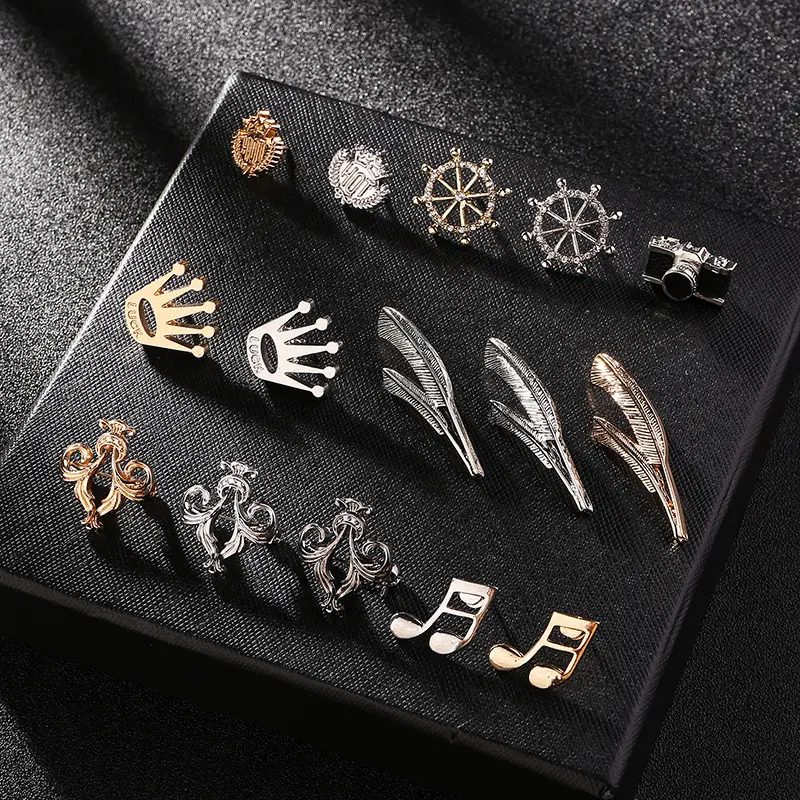 China Factory Low Price Alloy Brooches Men's Fa...