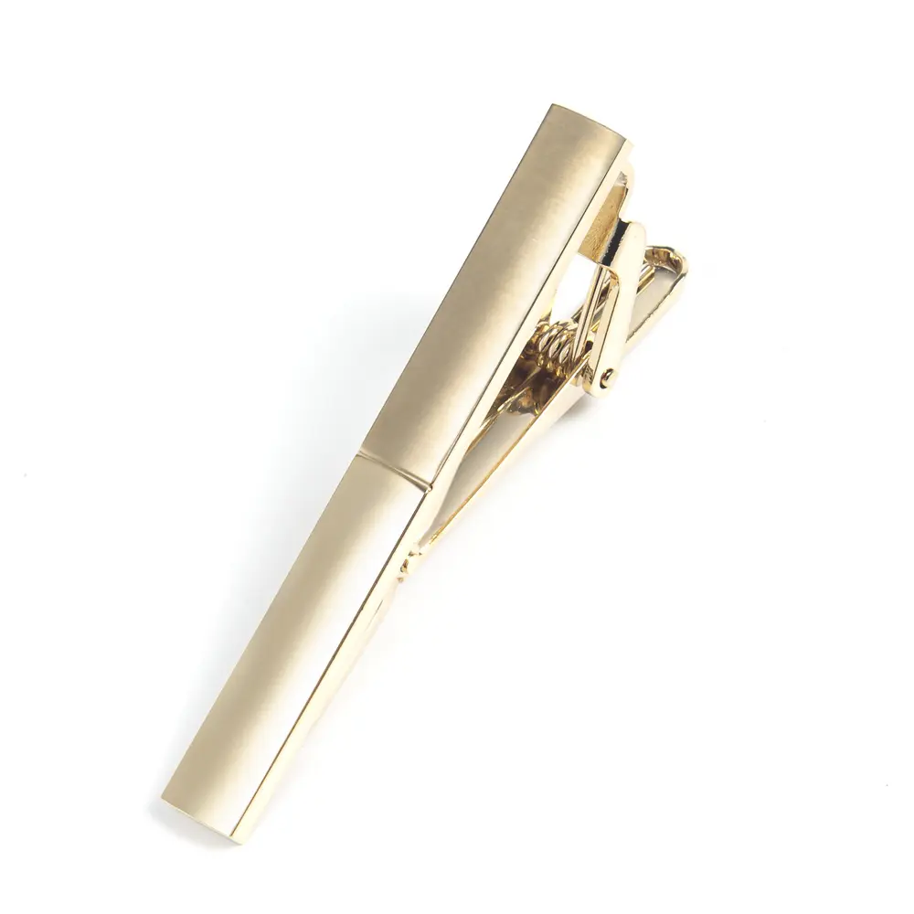 Best Sellling Golden Plated Copper Men Tie Clips Men's Shirt Tie Bars For Wedding Business TL1155