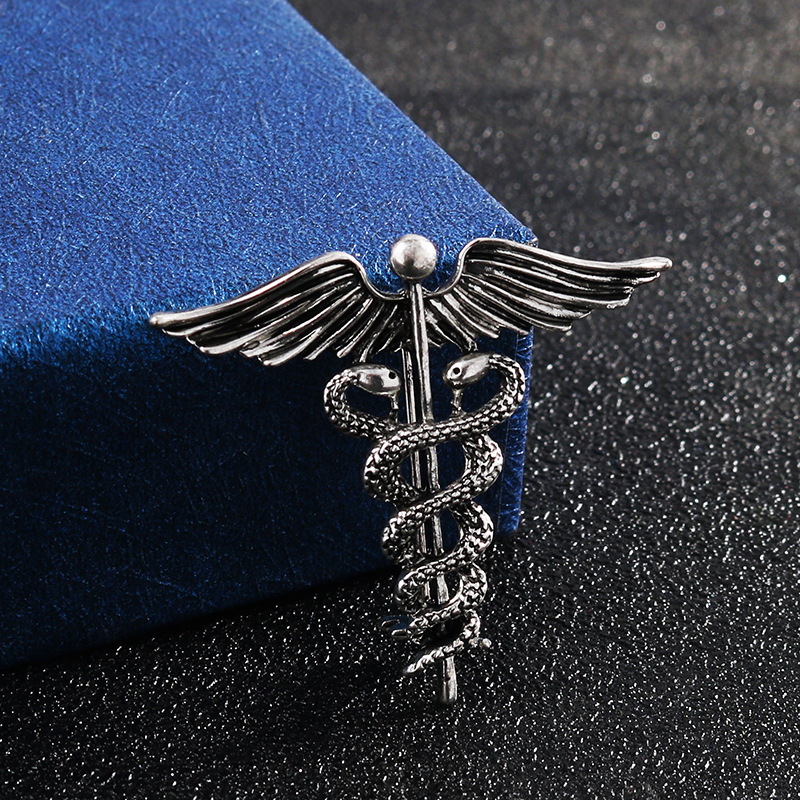 New Personalized Angel Wings Brooch Pin Fashion Animal Snake Corsage Accessories Wholesale BC-1063