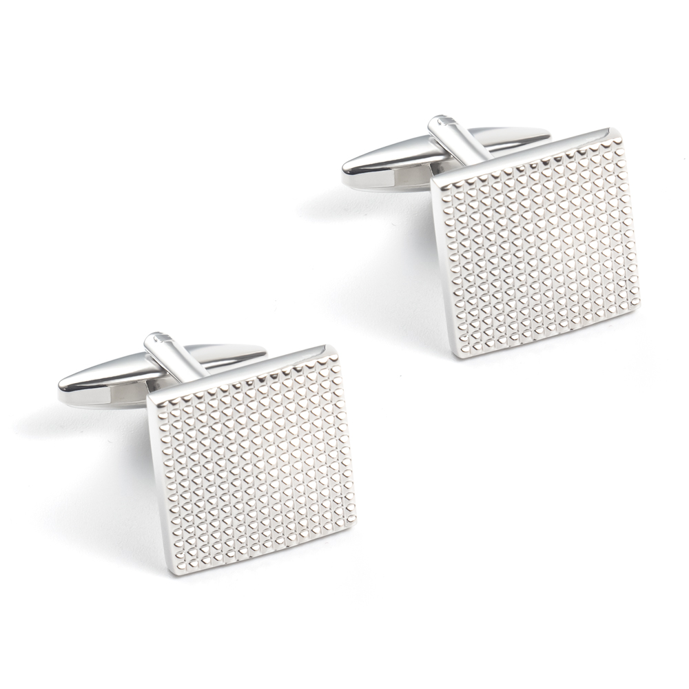 Latest Design Retro Silver Square Dot Brass Mat...