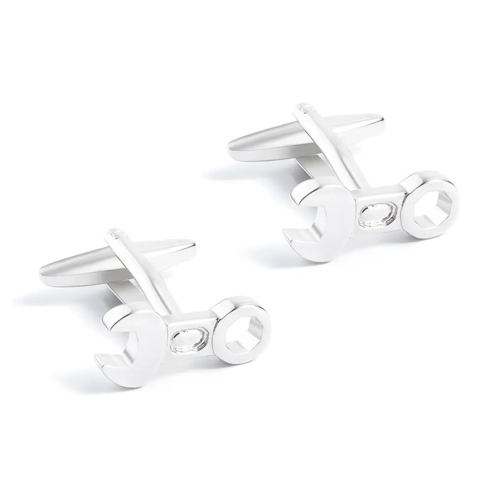 Wholesale Silver Personalized Wrench Cufflinks ...