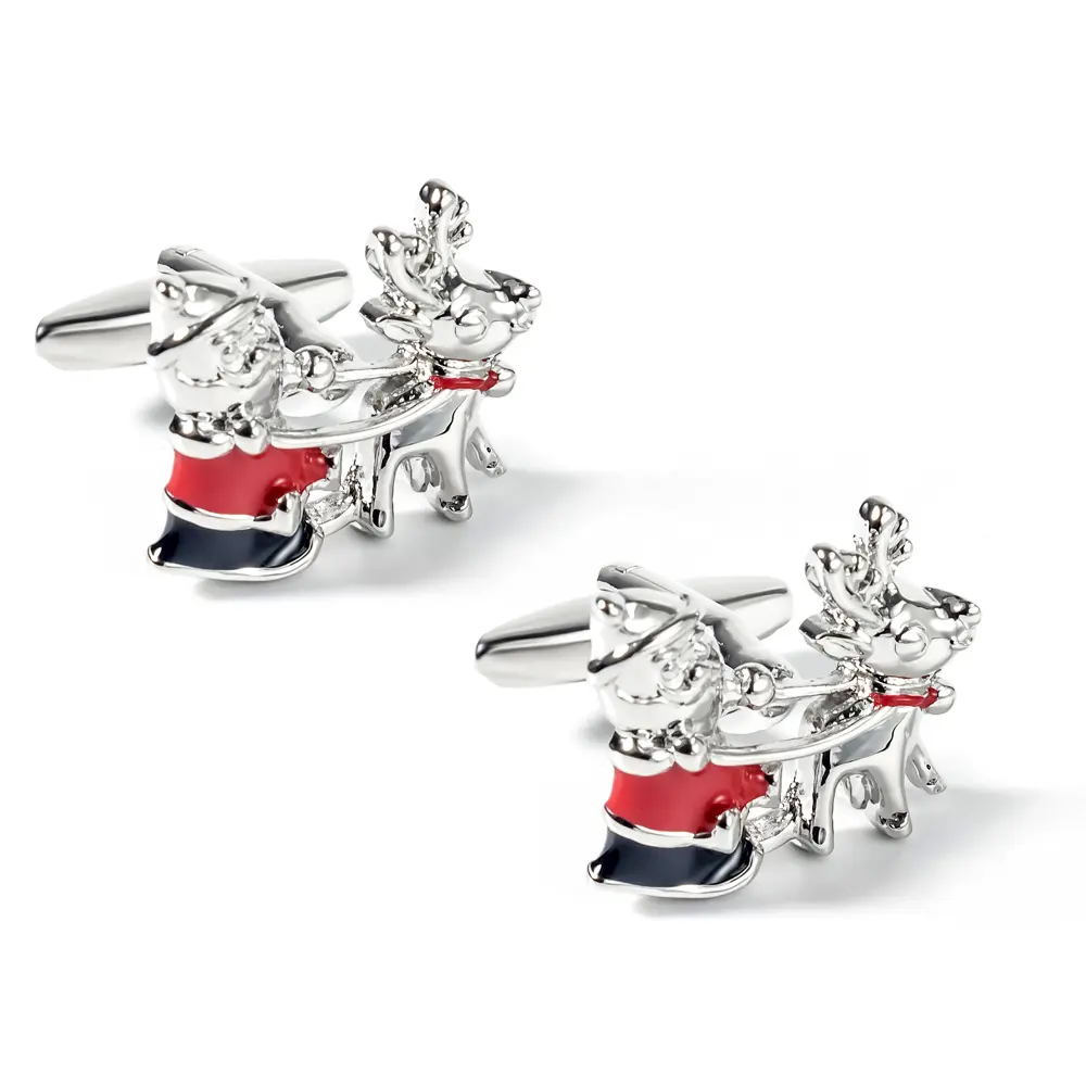 Men's Luxury Christmas Reindeer Suit Cufflinks ...