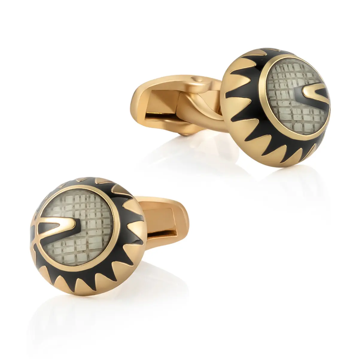 Round Engraved Logo Hot Selling Vintage Golden ...