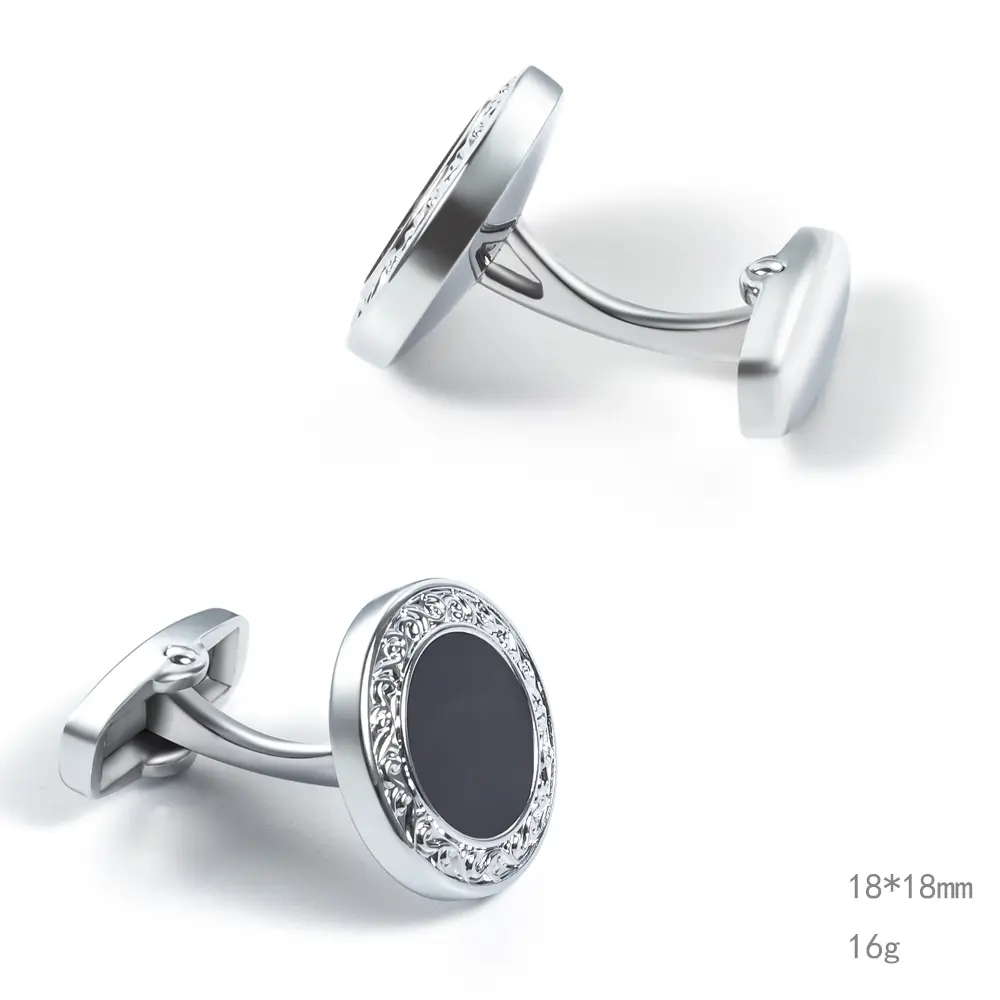 Hot Selling Vintage Round Greek Enamel Cufflink...