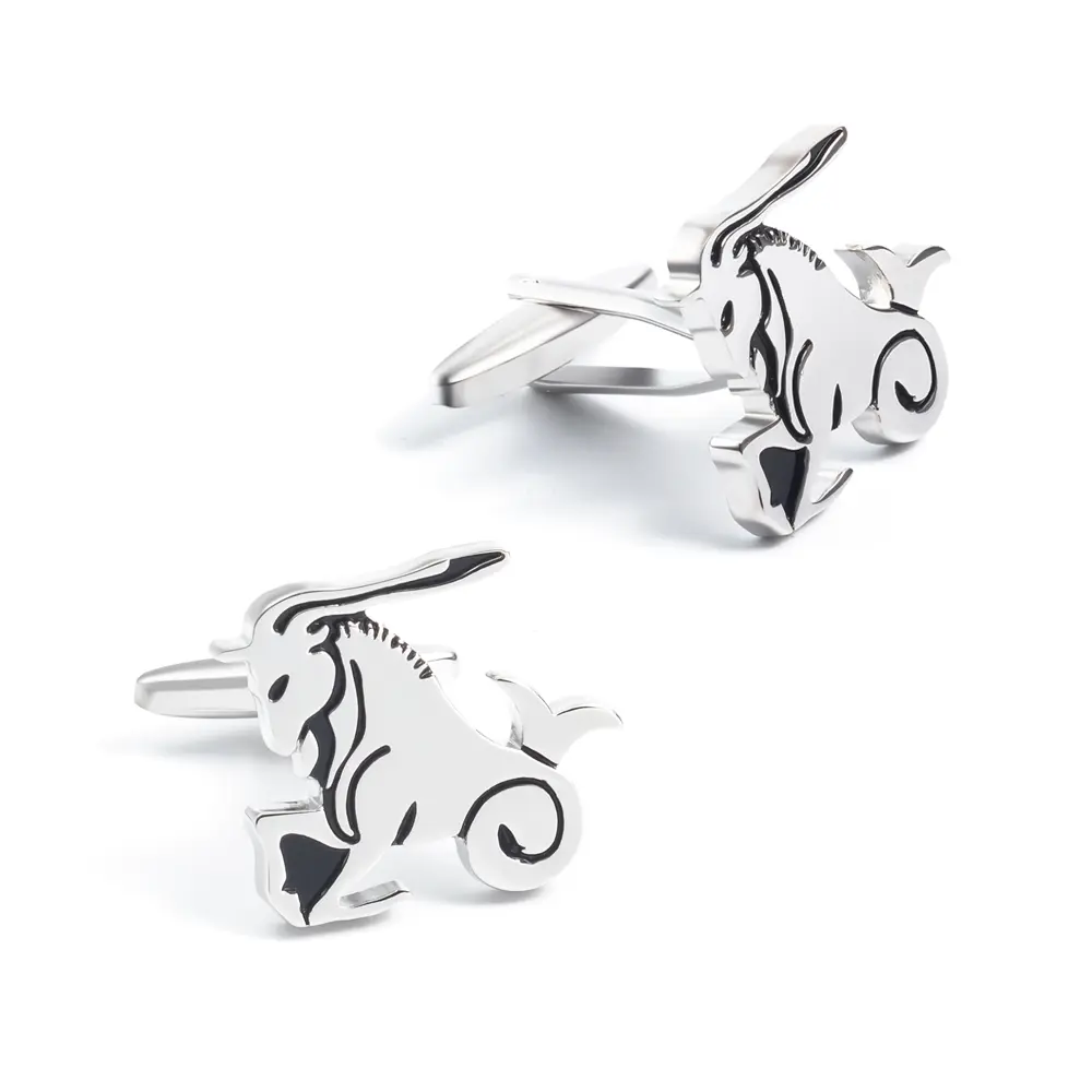 Zodiac Aries Cufflinks Enamel Metal Shirt Cufflink Factory Low Price CC0246-S