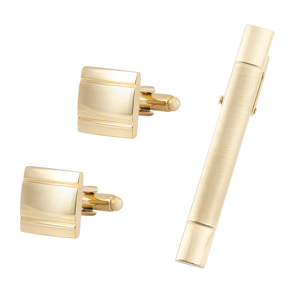 Hot Sale Brass Material French Rectangle Gold P...