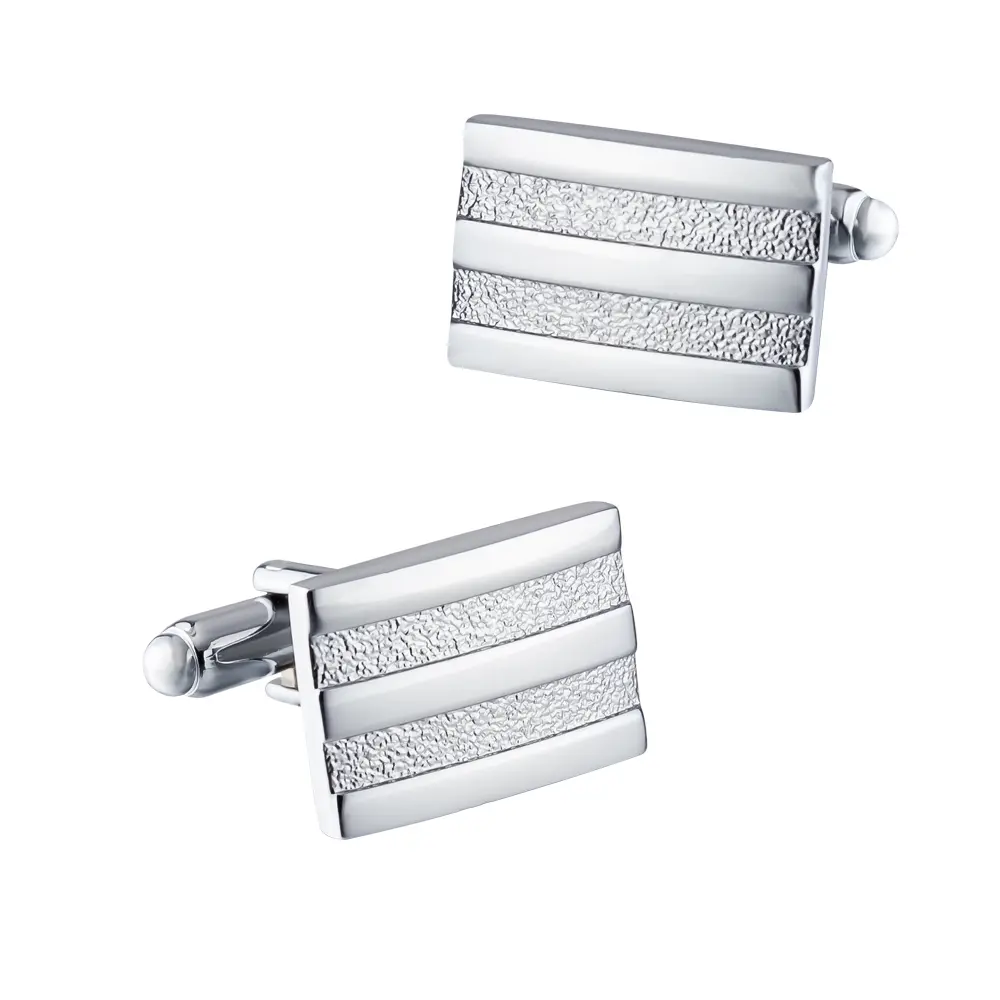 Wholesale Rectangle Silver Craved Strips Cuffli...