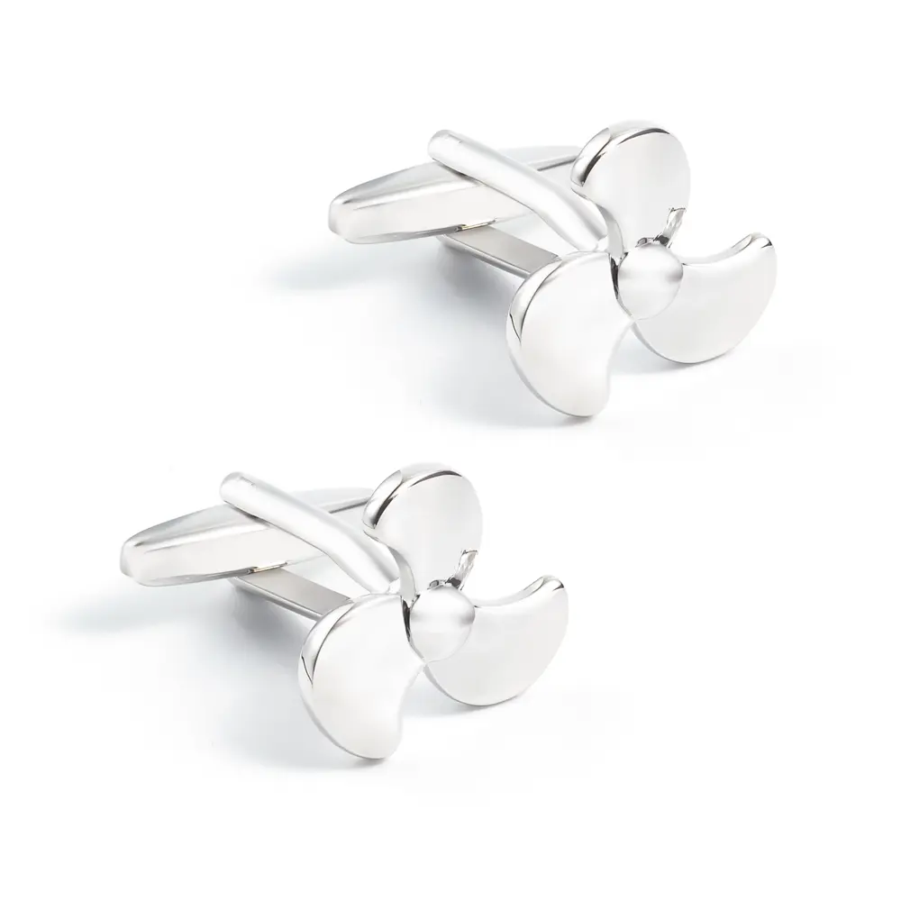JINJIE Silver Metal Cufflinks French Copper Pro...
