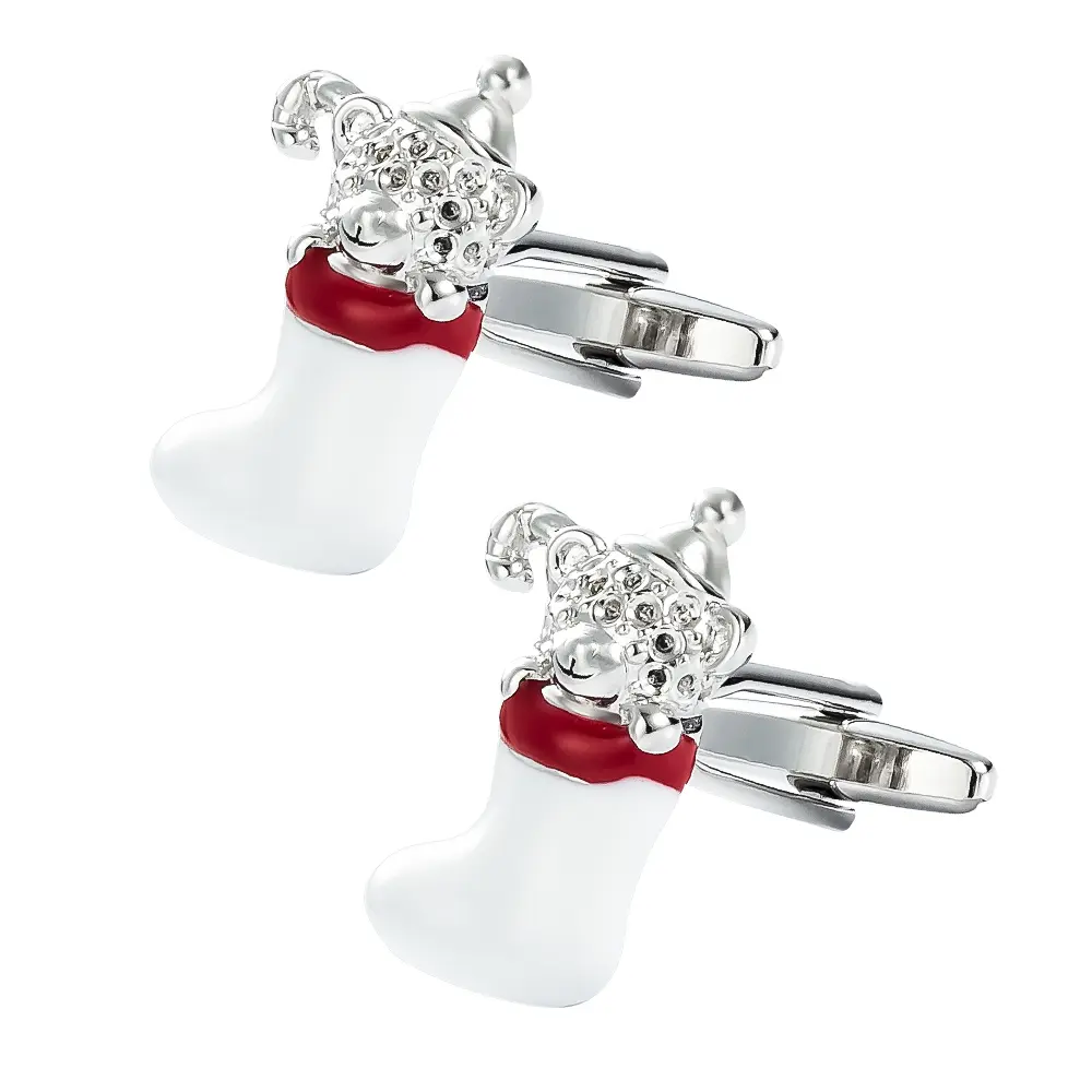 Wholesale Cheap Silve Plated Diamond Bear Chris...