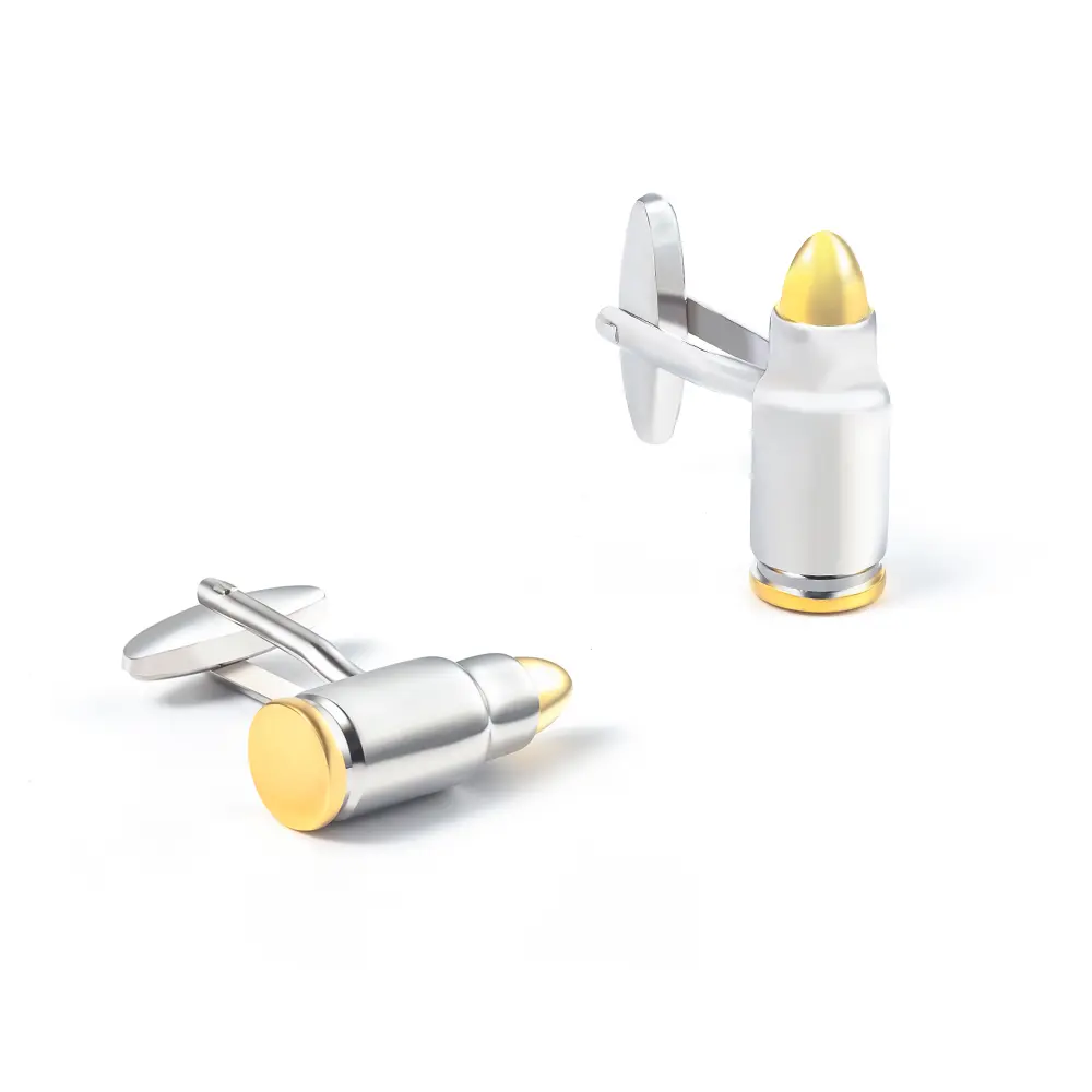 Bullet Shape Shirt Cufflinks Men Formal Dress B...