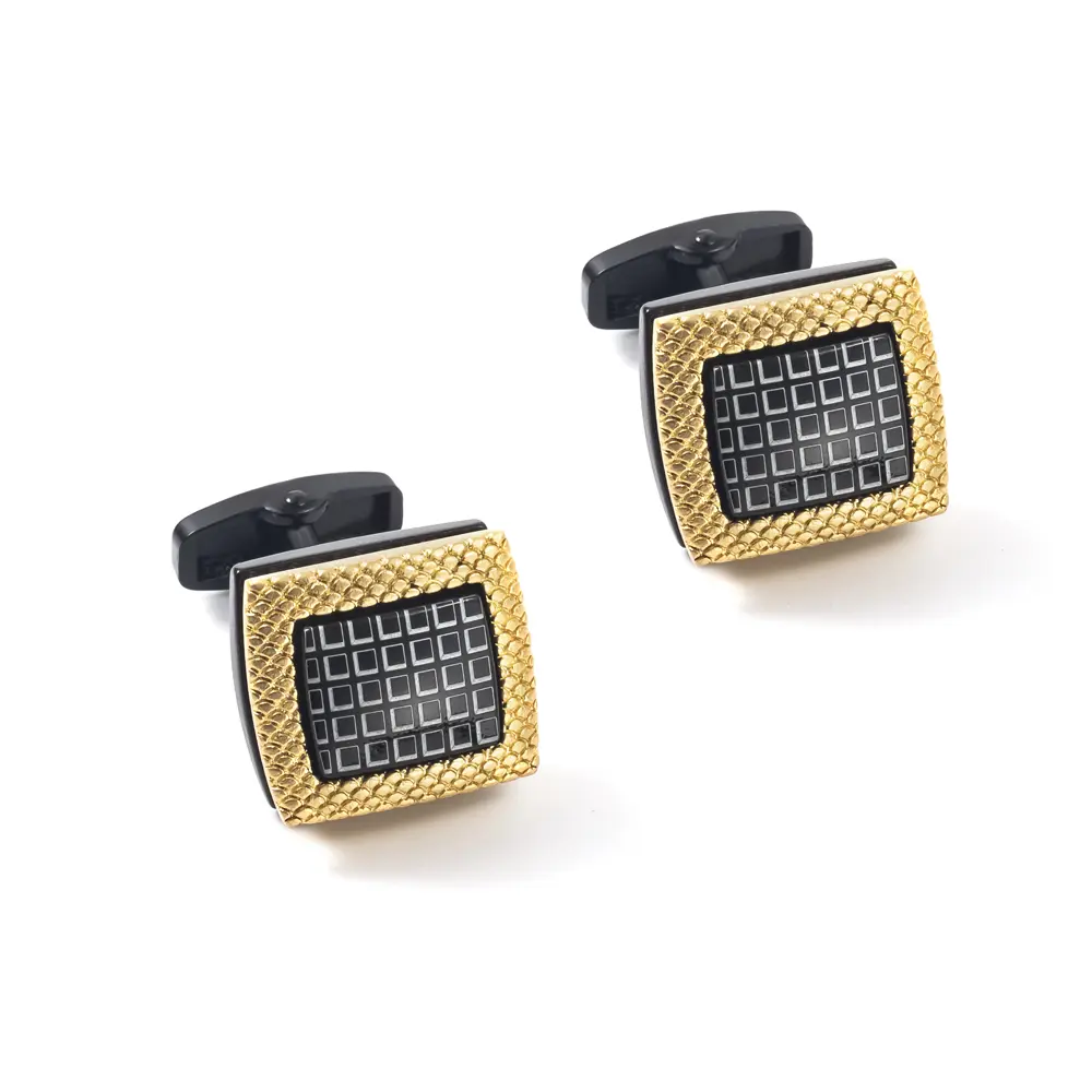 Vintage Cube Design with Golden Ripple Pattern ...