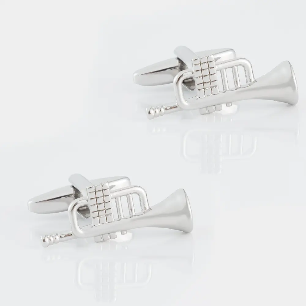 Men's Business Shirt Metal Cufflinks with Corne...